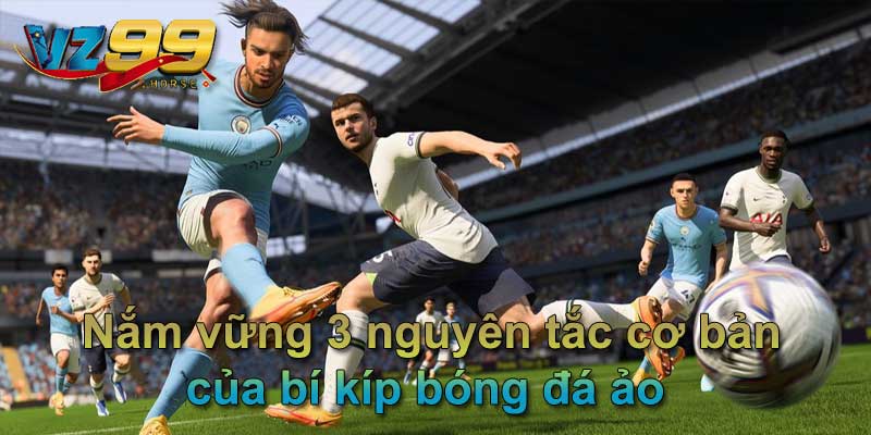 Nắm vững 3 nguyên tắc cơ bản của bí kíp bóng đá ảo